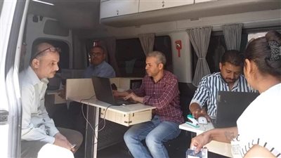 متابعة انتظام سير العمل داخل المراكز التكنولوجية على مستوى مراكز المنيا 