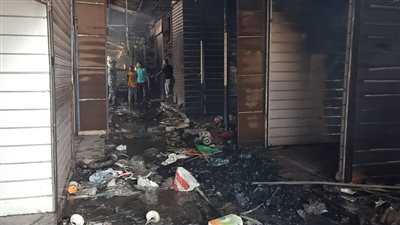 “أكشاك متراصة بشكل عشوائي”.. مصادر تكشف سبب حريق سوق توشكى بحلوان