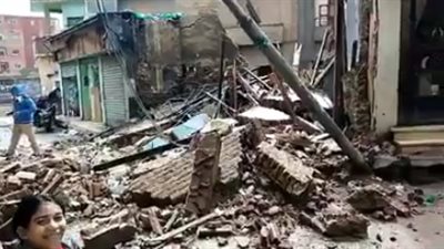 إنقاذ 5 أشخاص بينهم طفلان إثر انهيار منزل في سوهاج (تفاصيل)