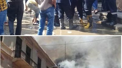 “دموع الأرزقية على ألسنة اللهب”.. نيران التوفيقية تلتهم عشش البوابين ومخازن العمال (صور وفيديو)
