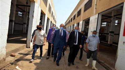 محافظ القليوبية يتفقد مجزر كفر سعد ببنها والكورنيش في أول أيام عيد الأضحى