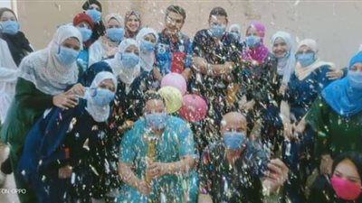 احتفال الفريق الطبي في مستشفى عزل الباجور بعيد الأضحى (صور)