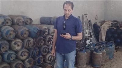 ضبط 560 أسطوانة غاز منزلي قبل بيعها في السوق السوداء بالبحيرة