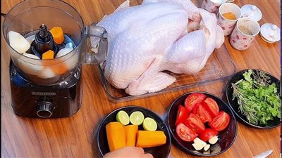 تتبيلة الديك الرومي فاطمة أبو حاتي.. خلطة ومحلول نقع لا تفوتك