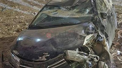 قيادة شاب متهور وسيارة طائشة تنتهي بكارثة في حدائق الأهرام| صور 