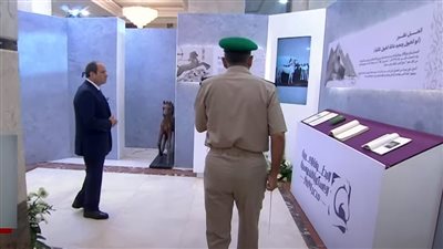 جولة تفقدية للرئيس السيسي بمدينة الألعاب الأولمبية على هامش افتتاح البطولة العربية العسكرية للفروسية