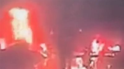 إصابة شخص في حريق شب بمصنع المسبوكات بقرية طناش بالوراق | بث مباشر 