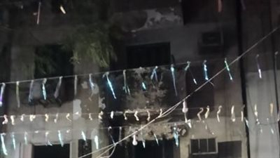 إصابة مكوجي في حريق محل بالقاهرة.. والحماية المدنية تسيطر | صور