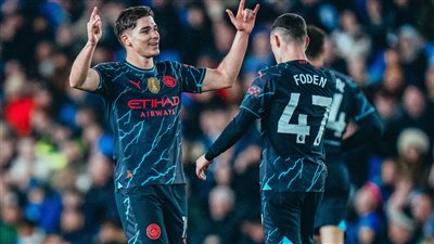 نتيجة مباراة مانشستر سيتي وبرايتون في الدوري الإنجليزي.. فوز كبير لـ السماوي 