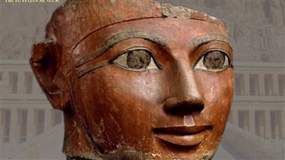 المتحف المصري بالتحرير يلقي الضوء على رأس تمثال الملكة حتشبسوت