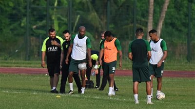 إصابة شيكابالا في العضلة الأمامية خلال مران الزمالك بغانا