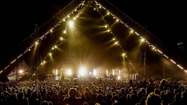 حفل بمنطقة الأهرامات