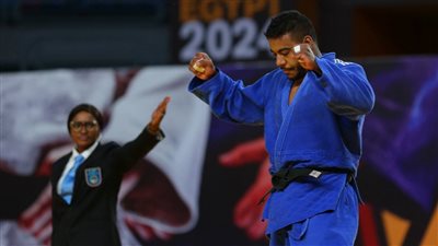 محمد أبو رقية يحصد ذهبية البطولة الإفريقية للجودو بالقاهرة