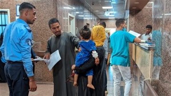 خروج مصابين حريق