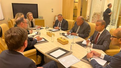 سامح شكري يلتقي وزير خارجية النرويج على هامش المنتدى الاقتصادي العالمي