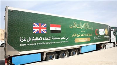 بيت الزكاة يطلق أطول قافلة إغاثية من مصر إلى غزة