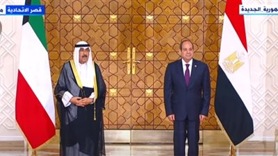 السيسي وأمير الكويت يؤكدان رفضهما استمرار إسرائيل في عملياتها العسكرية 