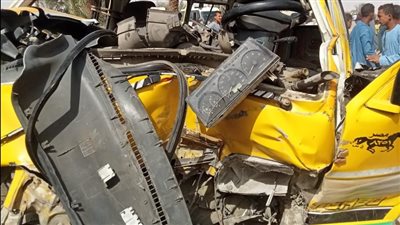 عودة الحركة المرورية لطبيعتها عقب حادث تصادم في القليوبية 