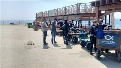 رئيس مدينة دهب: توسعة منطقة اللايت هاوس وإنشاء مشايات لذوي الاحتياجات الخاصة