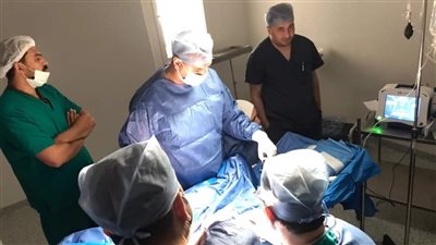 لأول مرة.. بدء إجراء عمليات الدوالي دون تدخل جراحي بمستشفى الباجور