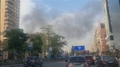 حريق هائل في العجوزة والحماية المدنية تحاول السيطرة 