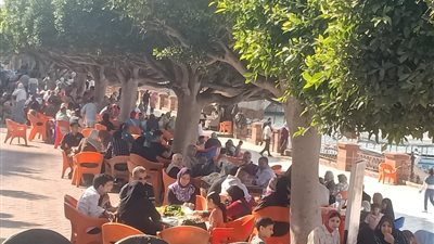 إقبال على الحدائق والمتنزهات بكفر الشيخ لقضاء إجازة شم النسيم| صور 