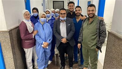 مستشفى الصدر ببورسعيد يستقبل 6 من مصابي غزة | صور 