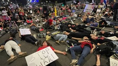 مواجهات بين عائلات الأسرى في غزة والشرطة الإسرائيلية بتل أبيب 