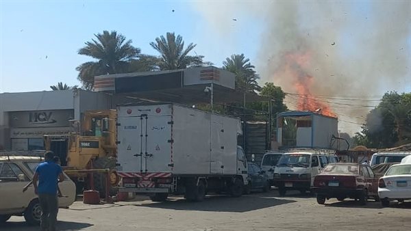 نشوب حريق فى زراعات