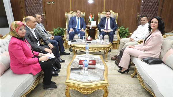 محافظ المنوفية يستقبل