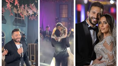 قبلة جريئة وزغرودة هنا الزاهد.. لقطات من حفل زفاف لينا الطهطاوي ومحمد فرج| فيديو وصور