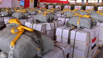 مصر والأردن والإمارات تنفذ عملية إسقاط لأطنان من المساعدات فوق قطاع غزة