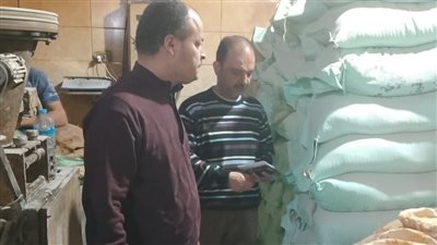 ضبط 15 طن دقيق أبيض خلال حملات تموينية مكبرة 