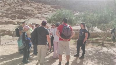 311 سائحا يزورون معالم مدينة سانت كاترين الدينية والسياحية 