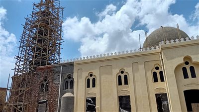 محافظ كفر الشيخ: تنفيذ 70% من أعمال إنشاء مئذنة مسجد أبو غنام الأثري