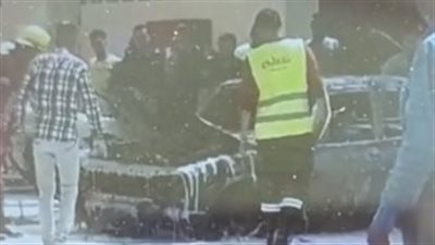 دون إصابات.. الحماية المدنية تسيطر على حريق سيارة داخل بنزينة بأسوان | بث مباشر