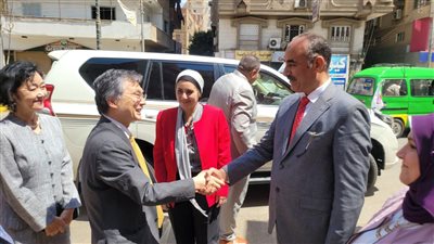 سفير اليابان يزور المنوفية.. ووكيل وزارة التربية والتعليم يشيد بتجربة المدارس اليابانية | صور