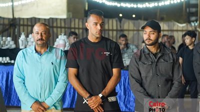 توافد لاعبي الزمالك على مقر عزاء والد سيد نيمار