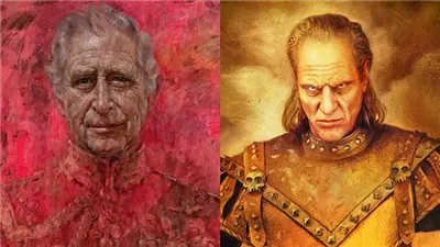 مستخدمون يسخرون من أول لوحة بورتريه للملك تشارلز: تشبه شخصية فيجو الشريرة