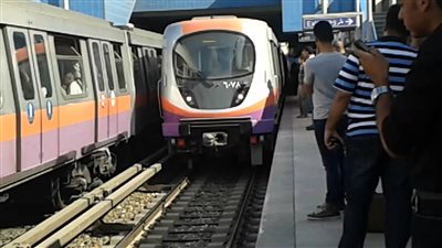 شلل مؤقت يضرب حركة قطارات المترو بالخط الثاني في الساعات الأولى من صباح اليوم