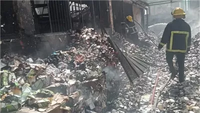 تفحم 75% من محتويات مخزن أدوية في حريق بأسيوط الجديدة | تفاصيل 