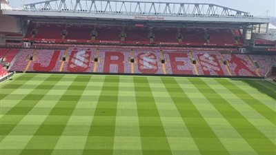 تيفو خاص من جماهير ليفربول لـ يورجن كلوب في مباراته الأخيرة بأنفيلد