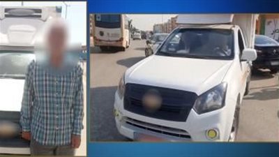  ضبط قائد سيارة نقل تسير عكس الاتجاه بالتجمع الخامس