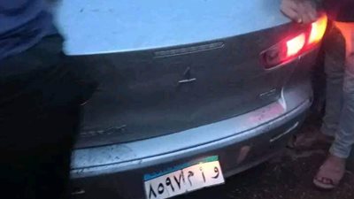 مصرع شخص في حادث انقلاب سيارة داخل مصرف بالمنوفية