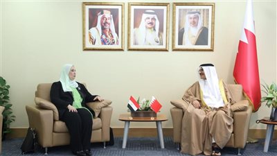 وزيرة التضامن تلتقي نظيرها البحريني لبحث موضوعات ريادة الأعمال الاجتماعية وتبادل المنتجات التراثية 