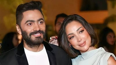 أنا نفسي نرجع تاني.. رسالة جديدة من تامر حسني بعد غنائه مع بسمة بوسيل في حفل زفاف ريم سامي