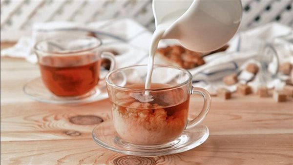 شاي بالحليب