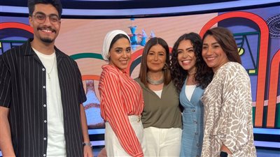 المذيعة بسنت المنياوي ضيفة برنامج أنا وهو وهي على صدى البلد | صور