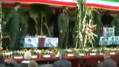 تشييع جثمان الرئيس الإيراني ووزير خارجيته بعد عرضهما على الطب الشرعي| صور 