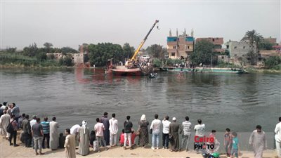 التحفظ على سائق السيارة الغارقة من معدية أبو غالب بالجيزة